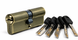 KEDR BRASS M70 ZAB циліндр 35&times;35 мм ключ-ключ Бронза BRASSM70 фото