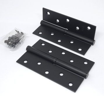 KEDR 125&times;75-Black Mat-R &mdash; врізна петля, чорний матовий, права KEDR 125&times;75-R фото