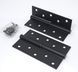 KEDR 125&times;75-Black Mat-R &mdash; врізна петля, чорний матовий, права KEDR 125&times;75-R фото