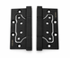 KEDR FLUSH QUADRO STRONG 100&times;75&times;3,0 мм 2BB петля-метелик Black Mat Чорний матовий KEDR-FLUSH-QS-10075-3-2BB фото