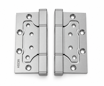 KEDR FLUSH QUADRO STRONG 100&times;75&times;3,0 мм 2BB петля-метелик MCP Матовий хром KEDR-FLUSH-QS-10075-3-2BB фото